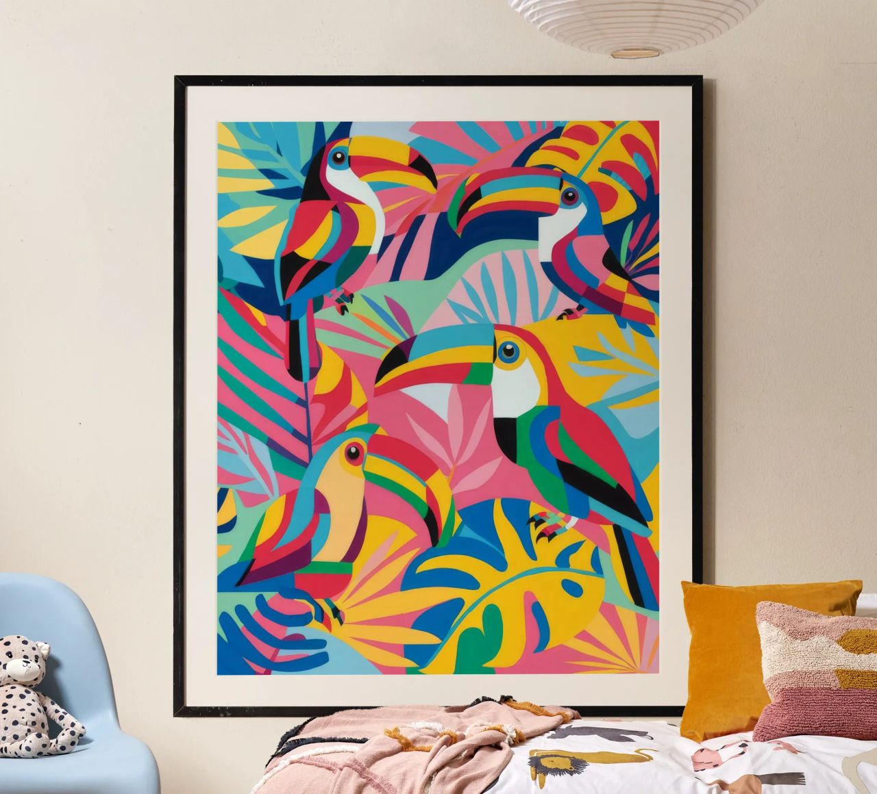 Parade de l'harmonie des toucans poster de Zep Layers