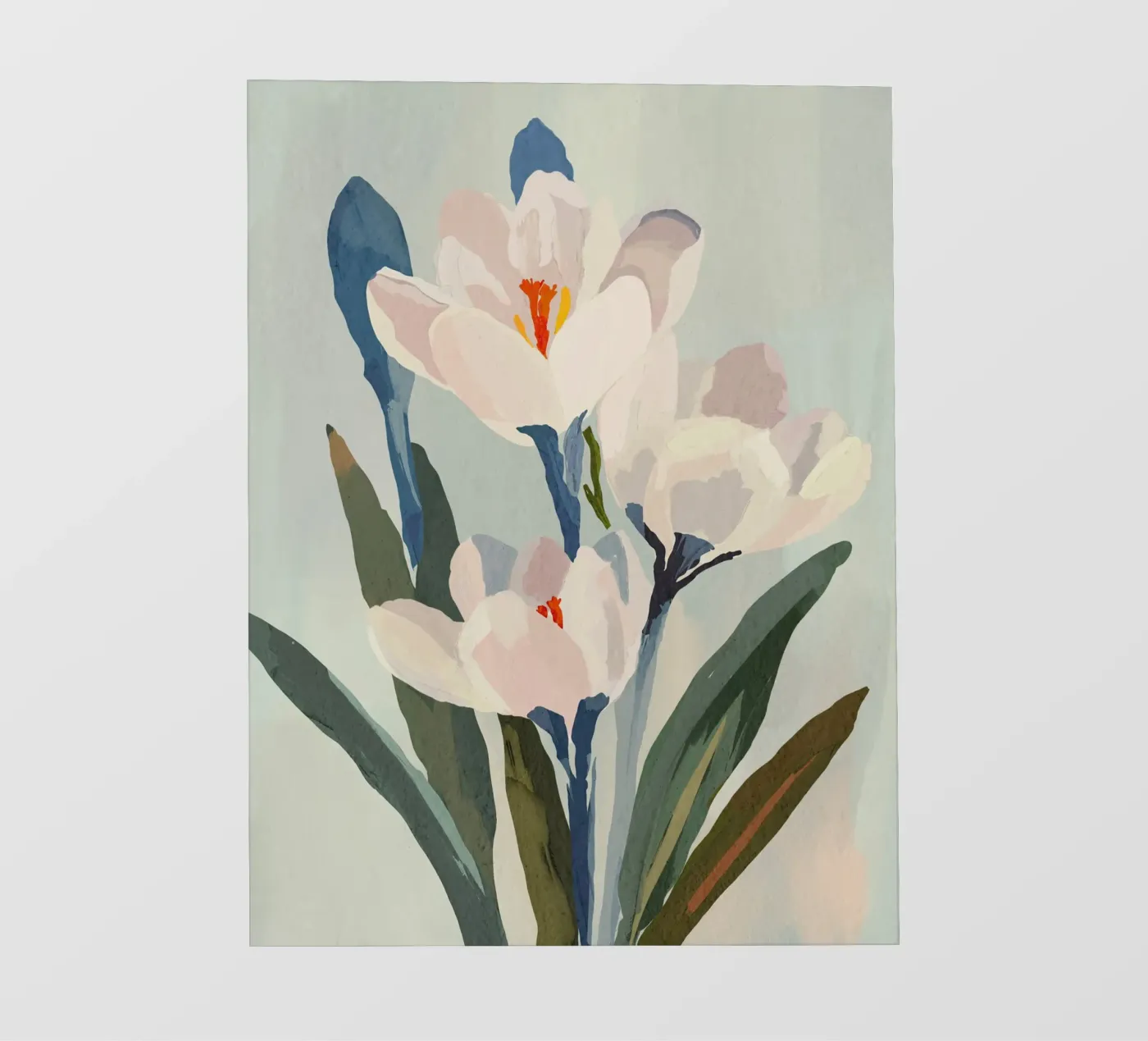 Soft Bloom fotobehang van ThingDesign