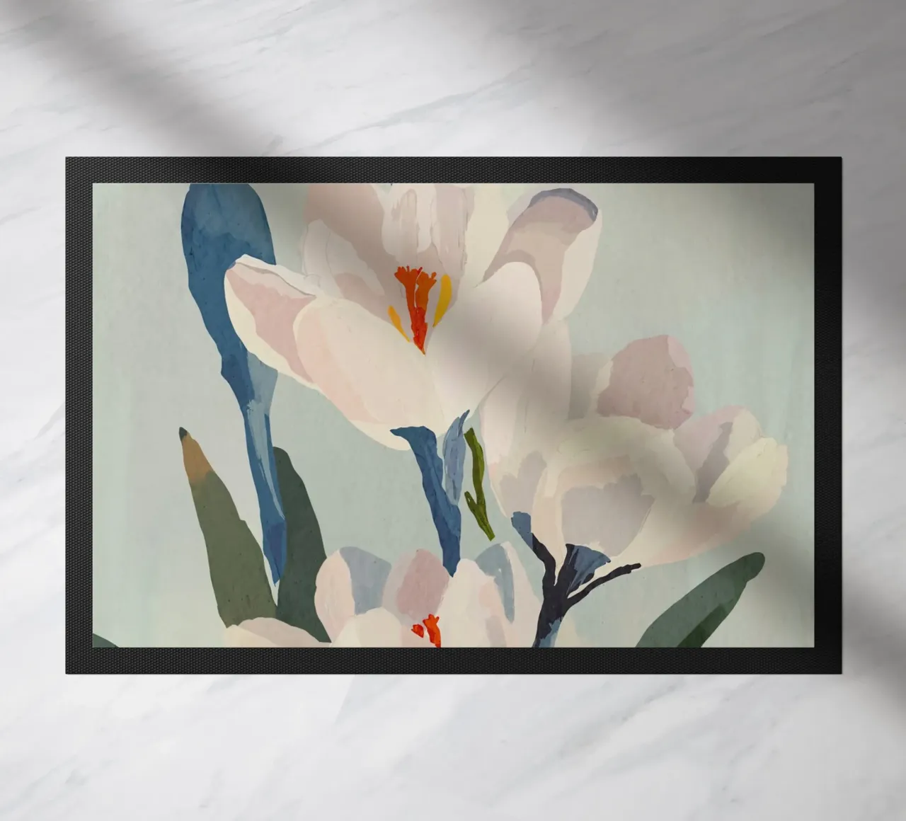 Soft Bloom doormat by ThingDesign