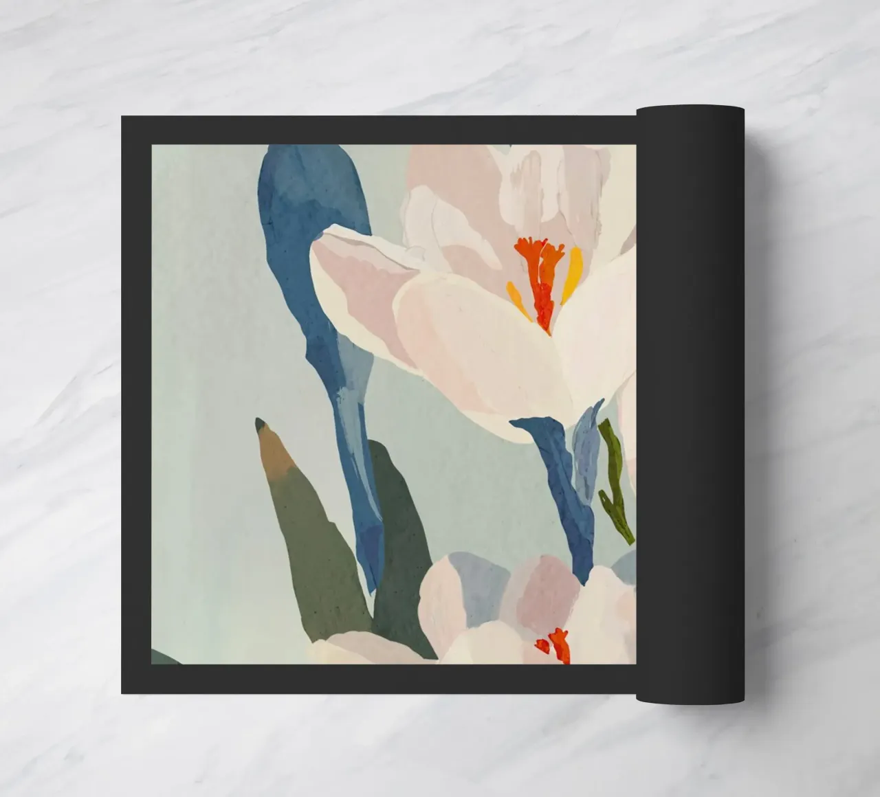 Soft Bloom doormat by ThingDesign