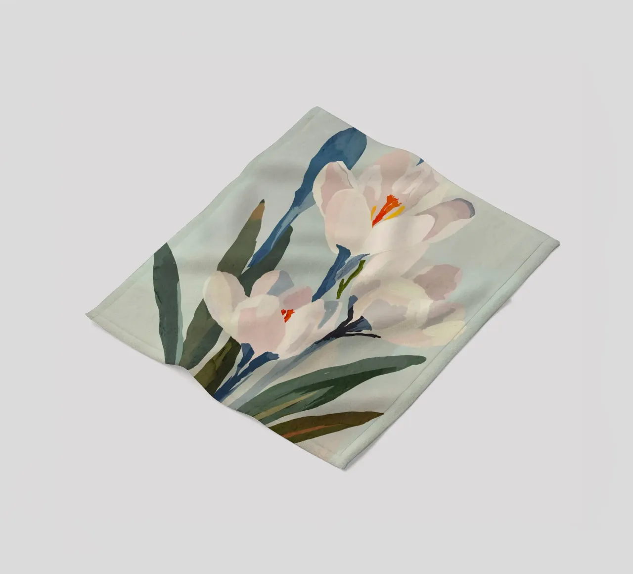Douceur de la floraison plaid polaire de ThingDesign