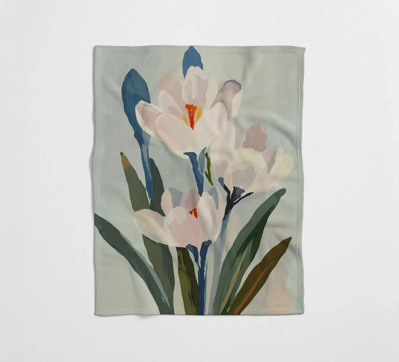 Douceur de la floraison plaid polaire de ThingDesign
