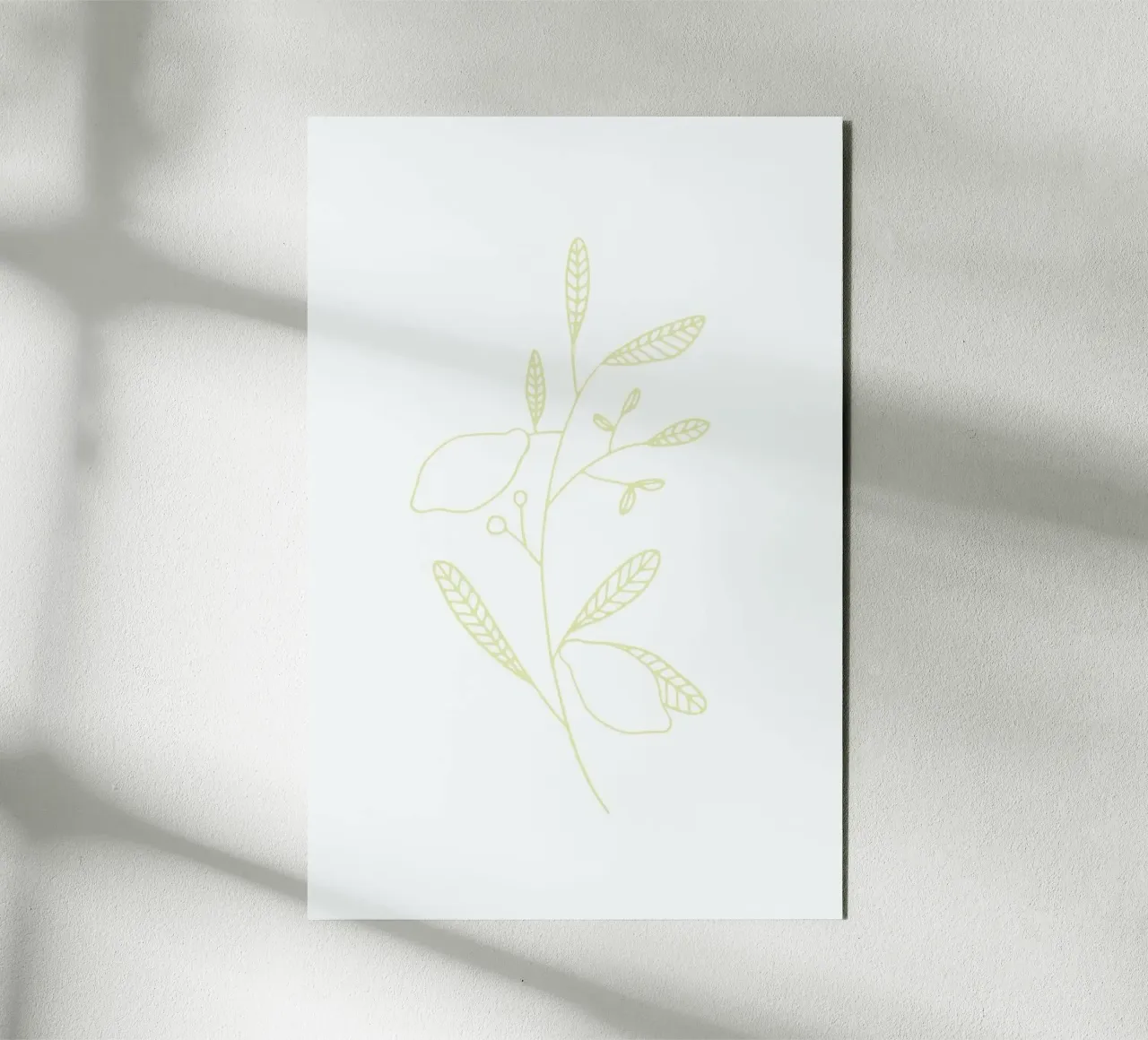Yellow Sketch alluminio dibond da KRUTH DESIGN