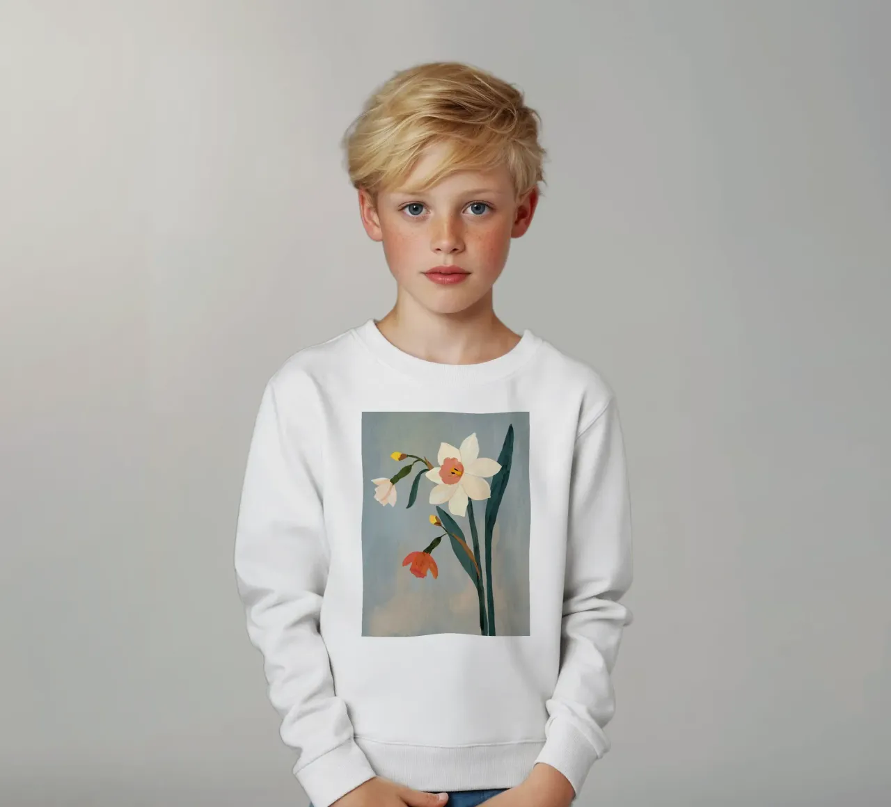 Narcisi felpa bambino da ThingDesign