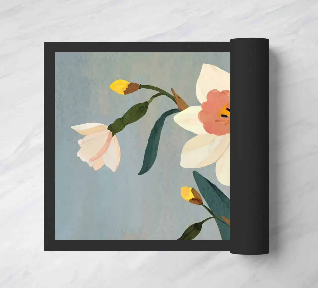 Daffodils doormat by ThingDesign