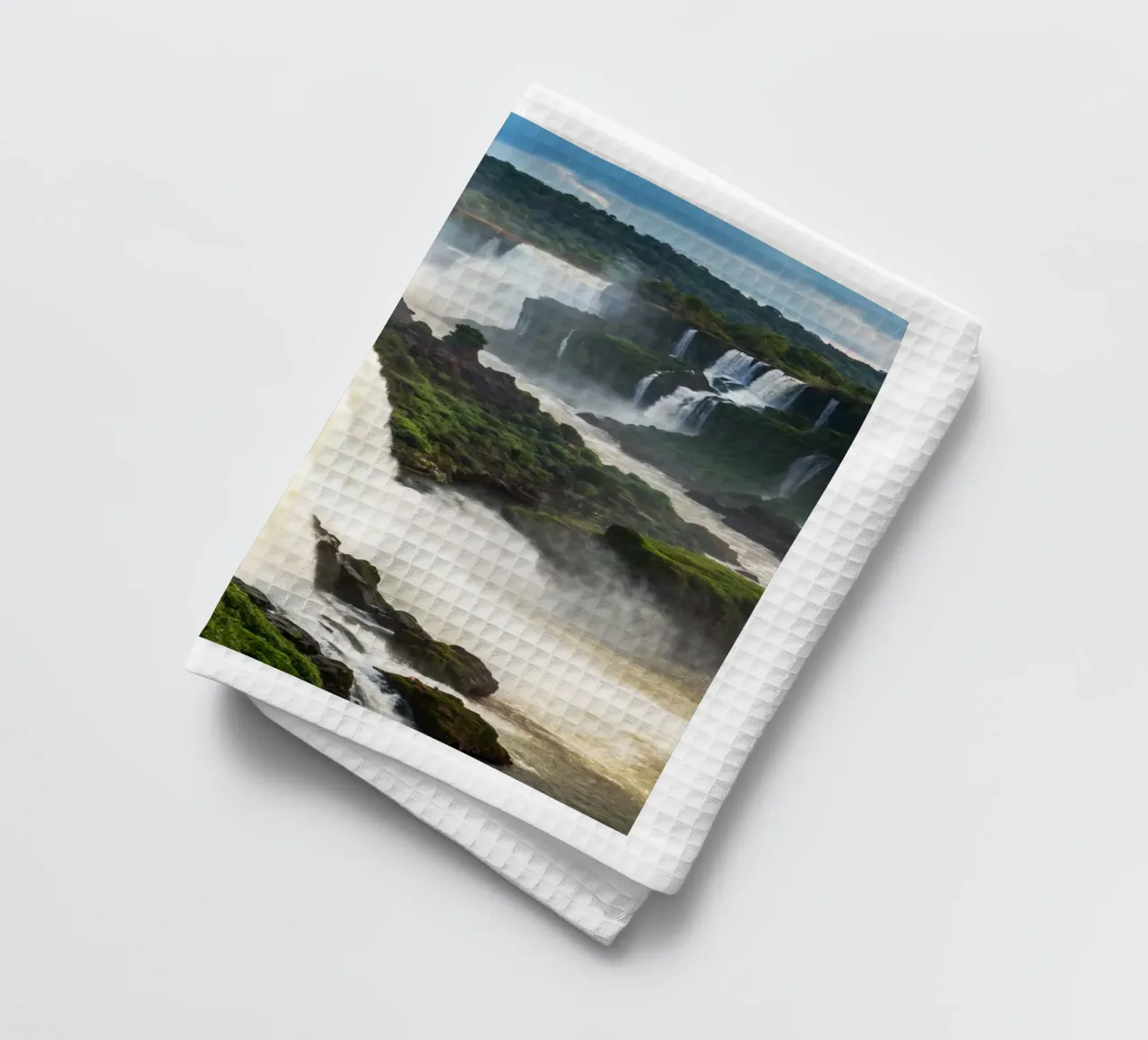 Iguazu Fall Nature Life Photography Geschirrtuch von SerongSoulS