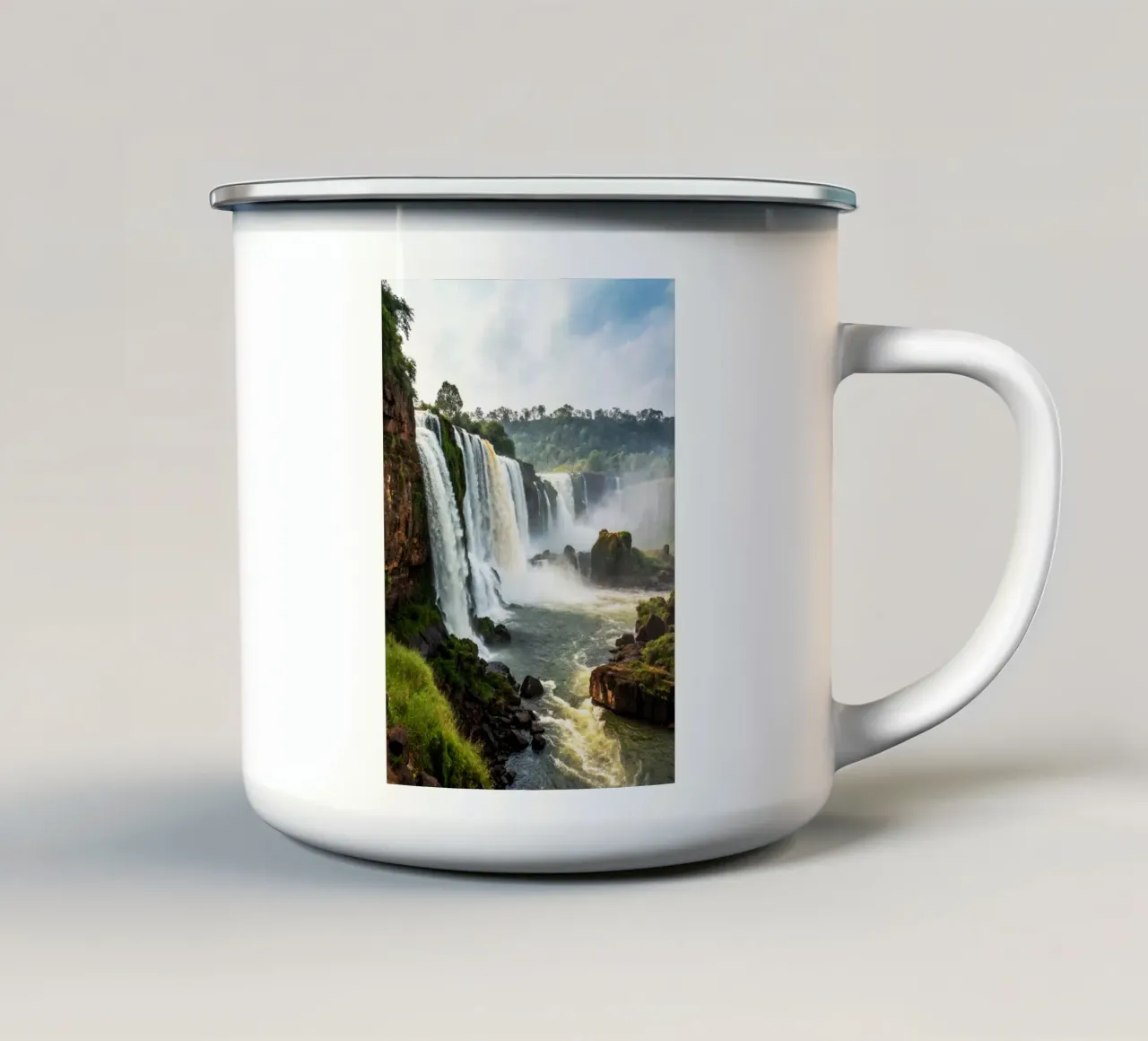 Mocona Fall Nature Life Photography mug en émail de SerongSoulS