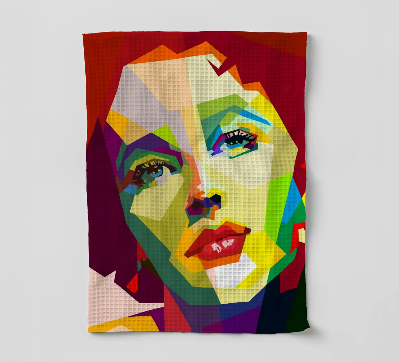 Elizabeth Taylor Classic Cinema WPAP Trending Now tea towel by Artkreator