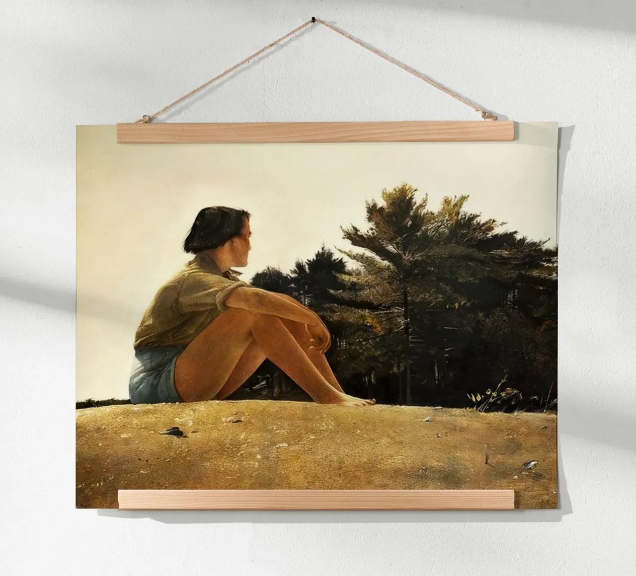 Andrew Wyeth Sandspit carta hahnemühle da Classicprint