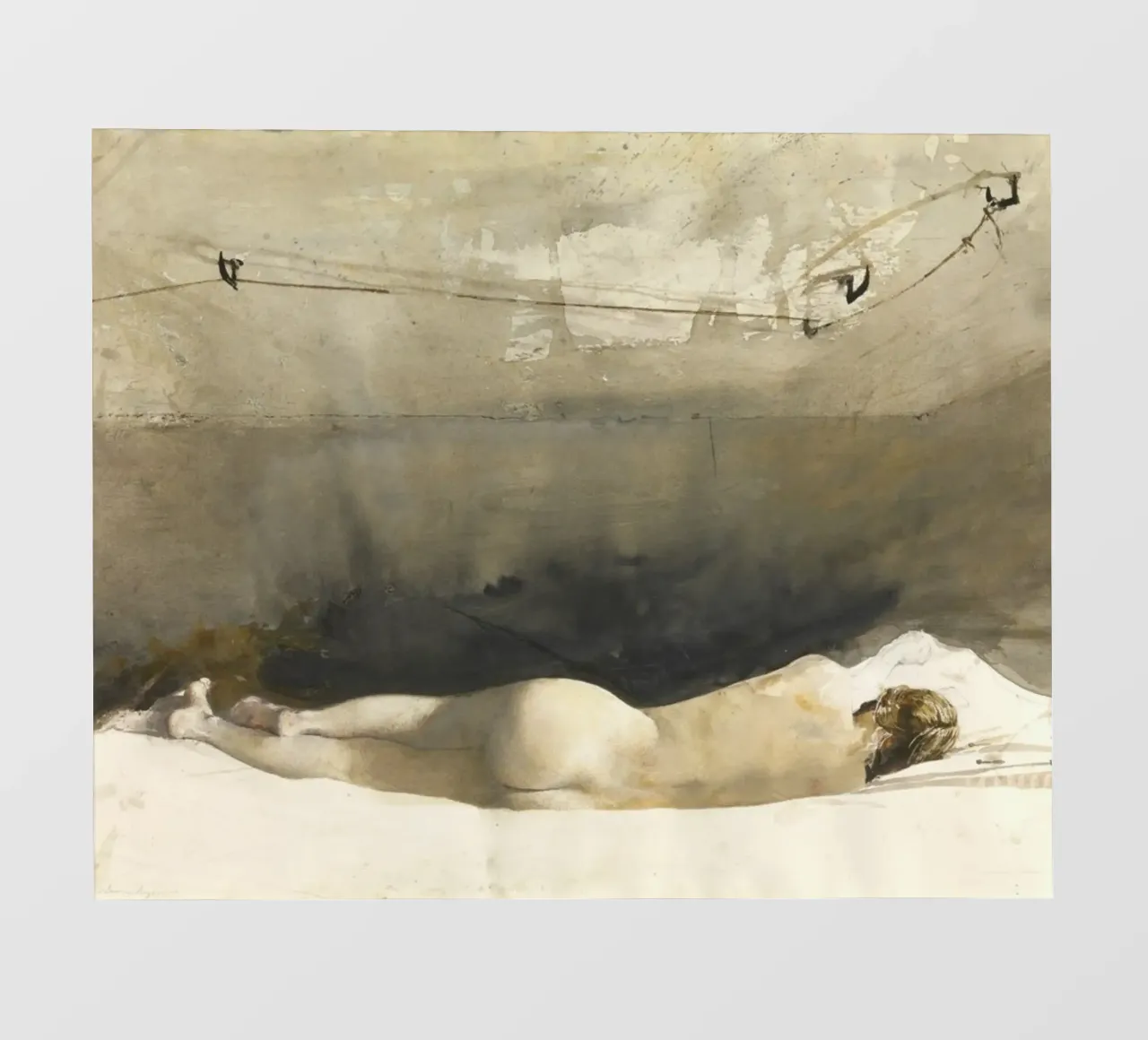 Andrew Wyeth Barack pellicola backlit da Classicprint