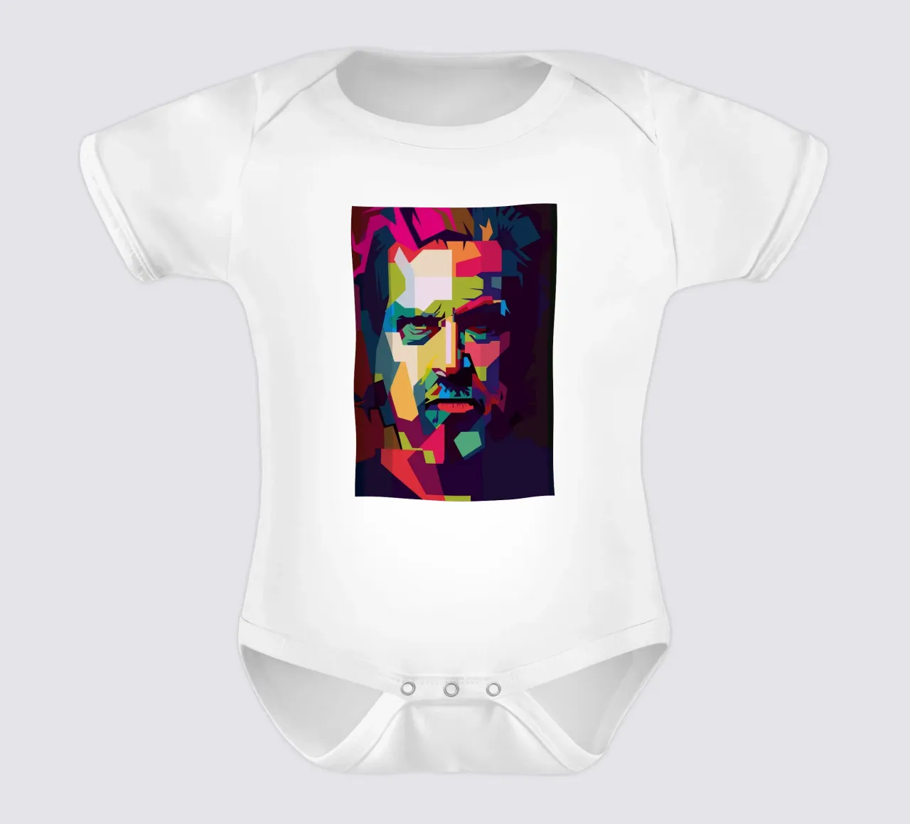 Jeff Bridges Actor de cine WPAP Trending Now body de bebé de Artkreator