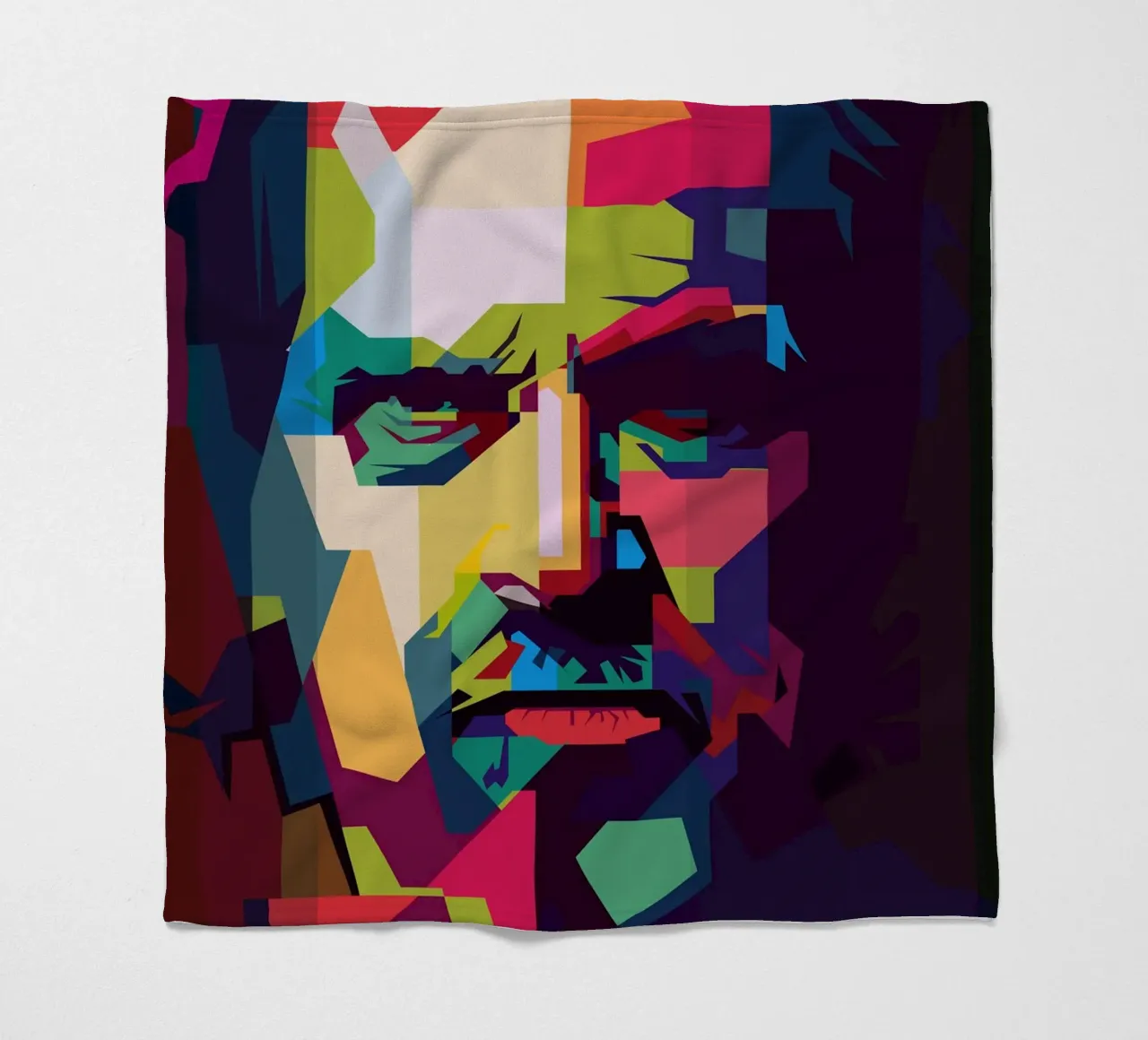 Jeff Bridges Filmschauspieler WPAP Trending Now Fleecedecke von Artkreator