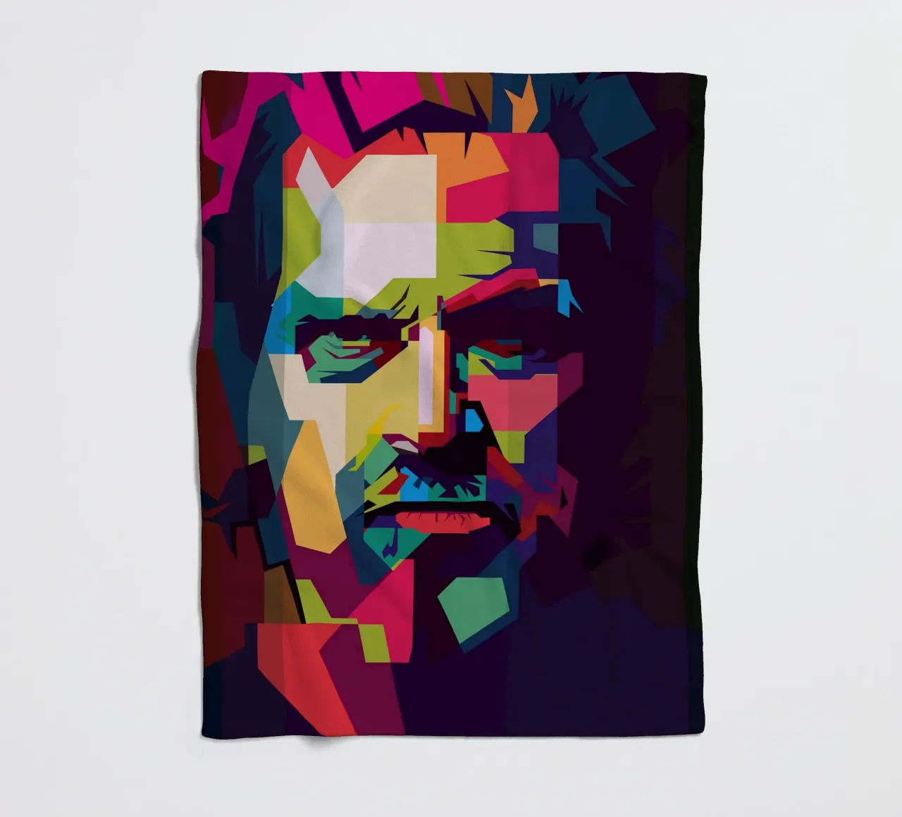 Jeff Bridges Filmschauspieler WPAP Trending Now Fleecedecke von Artkreator