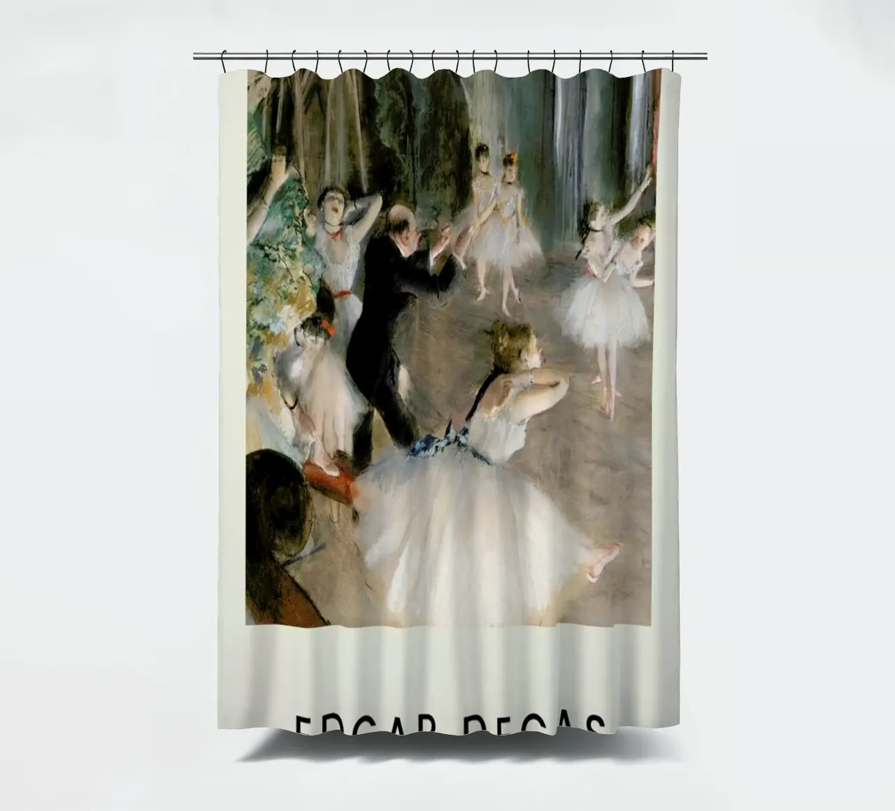 Degas - The Rehearsal Onstage tenda da doccia da Vintage by JUNIQE