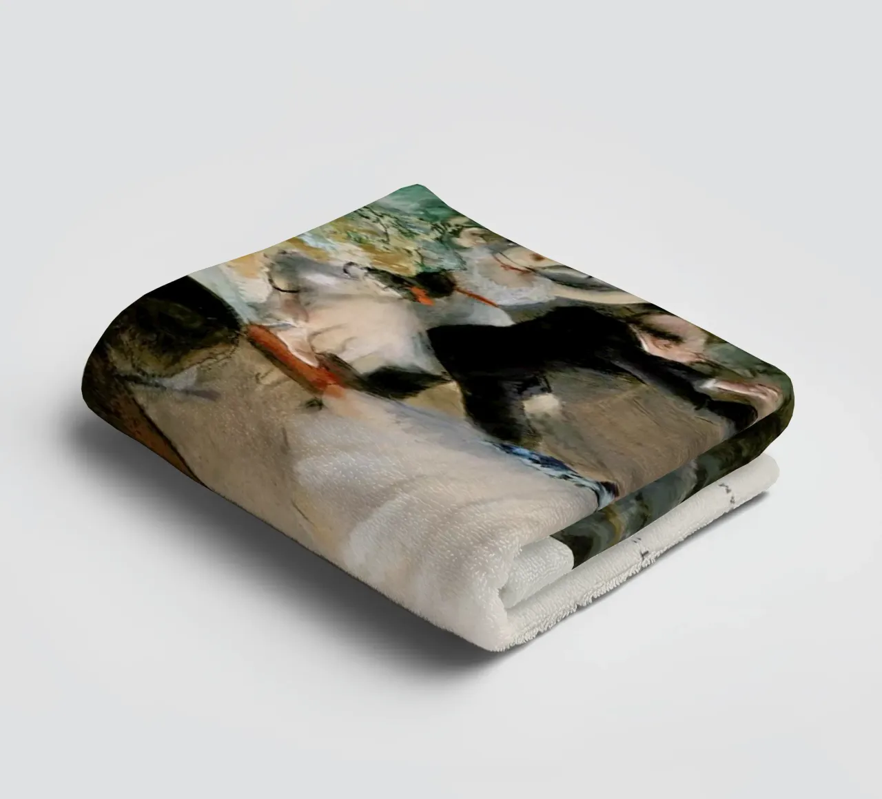 Degas - The Rehearsal Onstage asciugamano da bagno da Vintage by JUNIQE