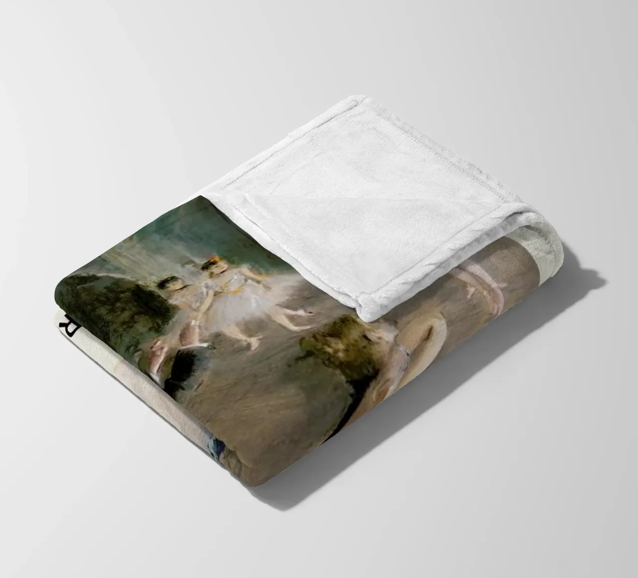 Degas - The Rehearsal Onstage coperta in pile da Vintage by JUNIQE