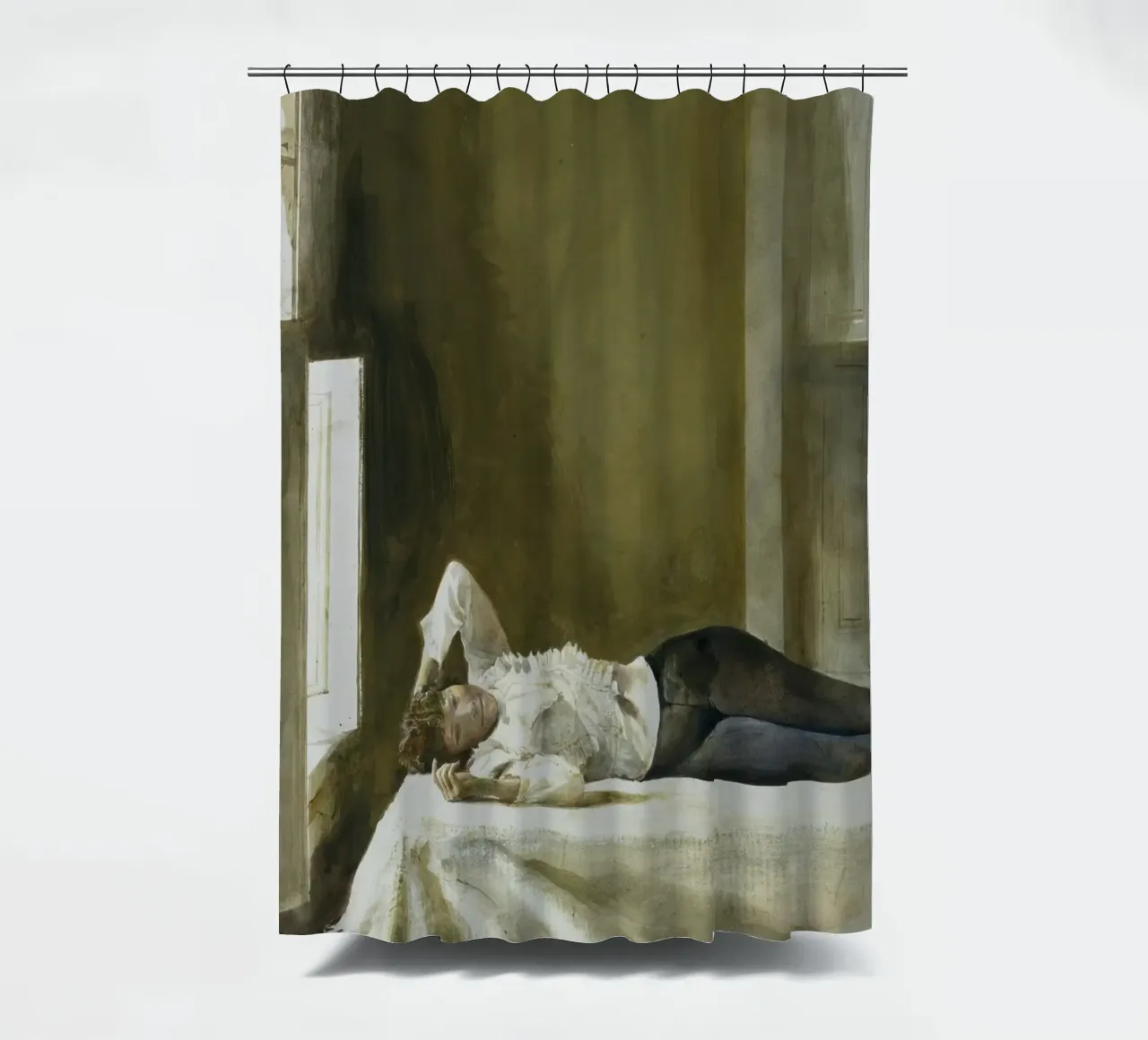Andrew Wyeth Beauty rest shower curtain by Classicprint