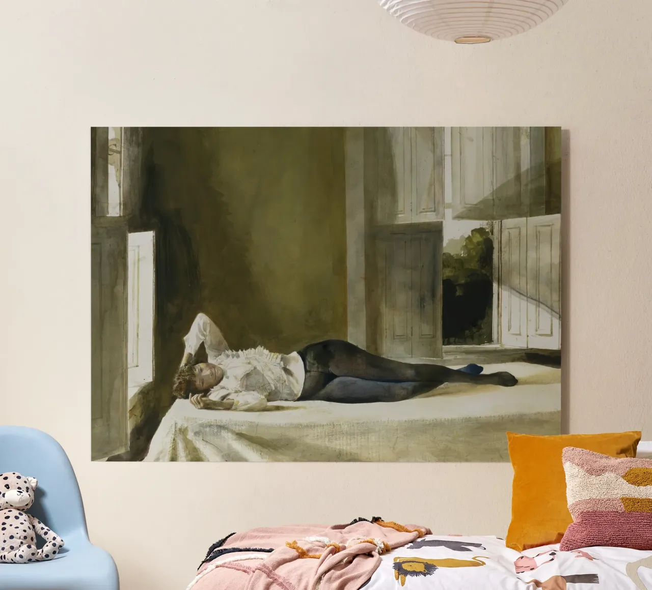 Andrew Wyeth Riposo di bellezza plexiglass da Classicprint