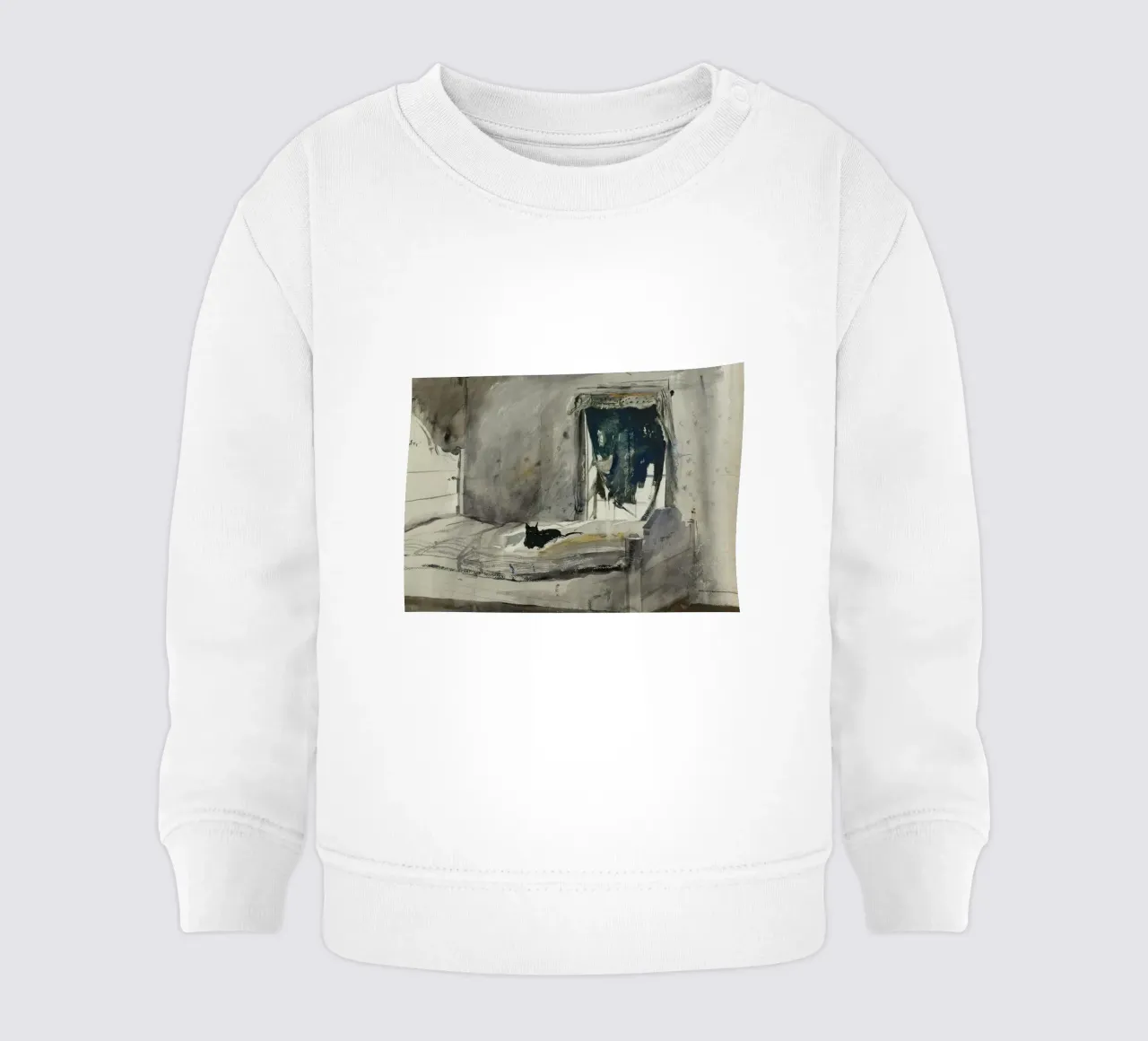 Camera da letto di Andrew Wyeth felpa neonato da Classicprint