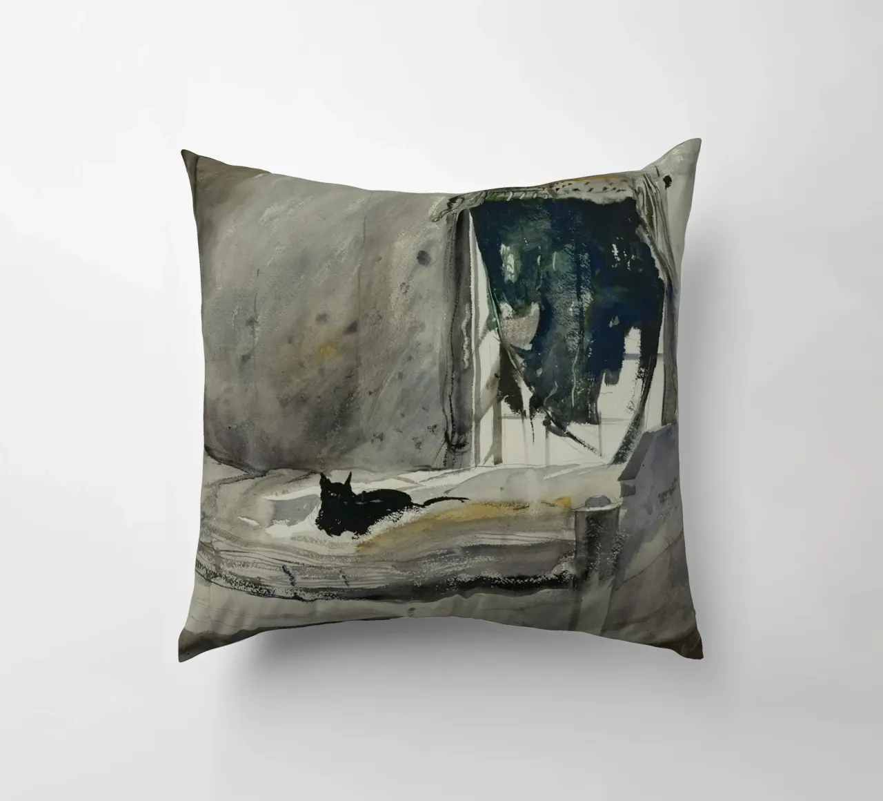 Camera da letto di Andrew Wyeth cuscino da Classicprint