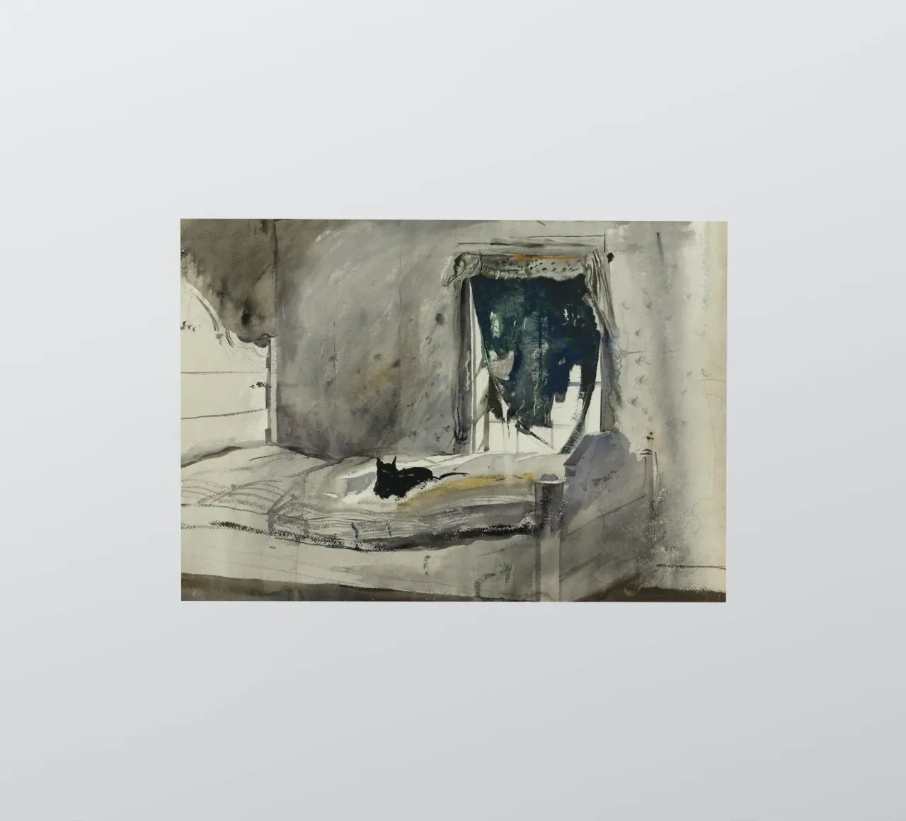 Camera da letto di Andrew Wyeth adesivo da Classicprint