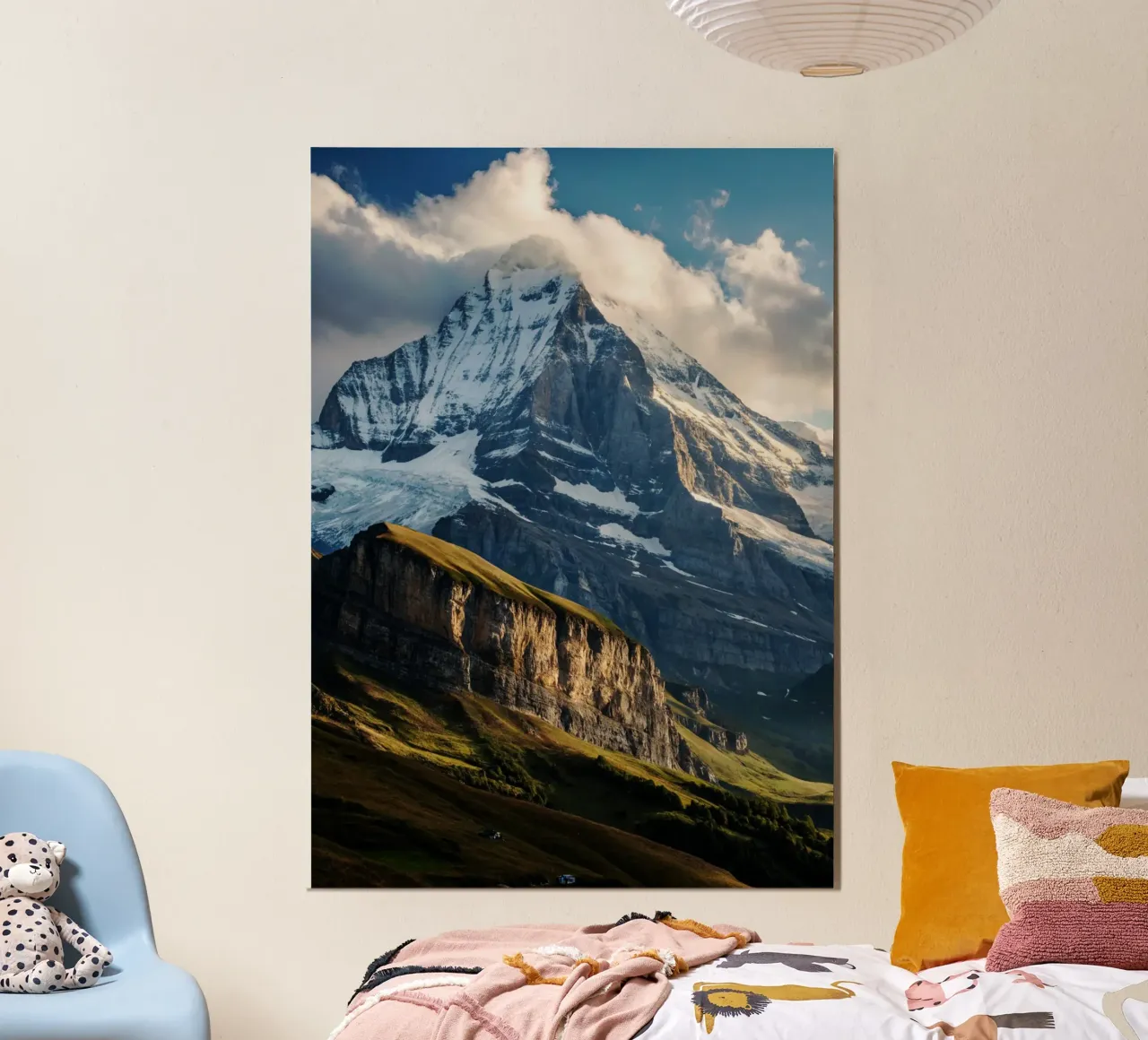 Monte Eiger Vista Fotografia naturalistica poster con telaio in alluminio da SerongSoulS