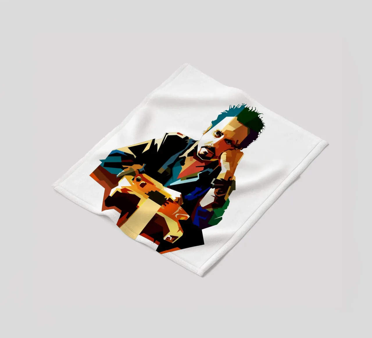 Steve Lukather Chitarra Progressive Rock Retro Trending Now coperta in pile da Artkreator