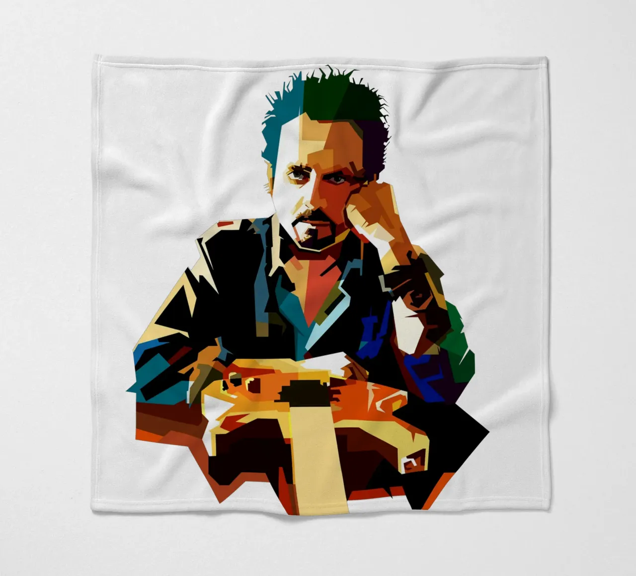 Steve Lukather Chitarra Progressive Rock Retro Trending Now coperta in pile da Artkreator