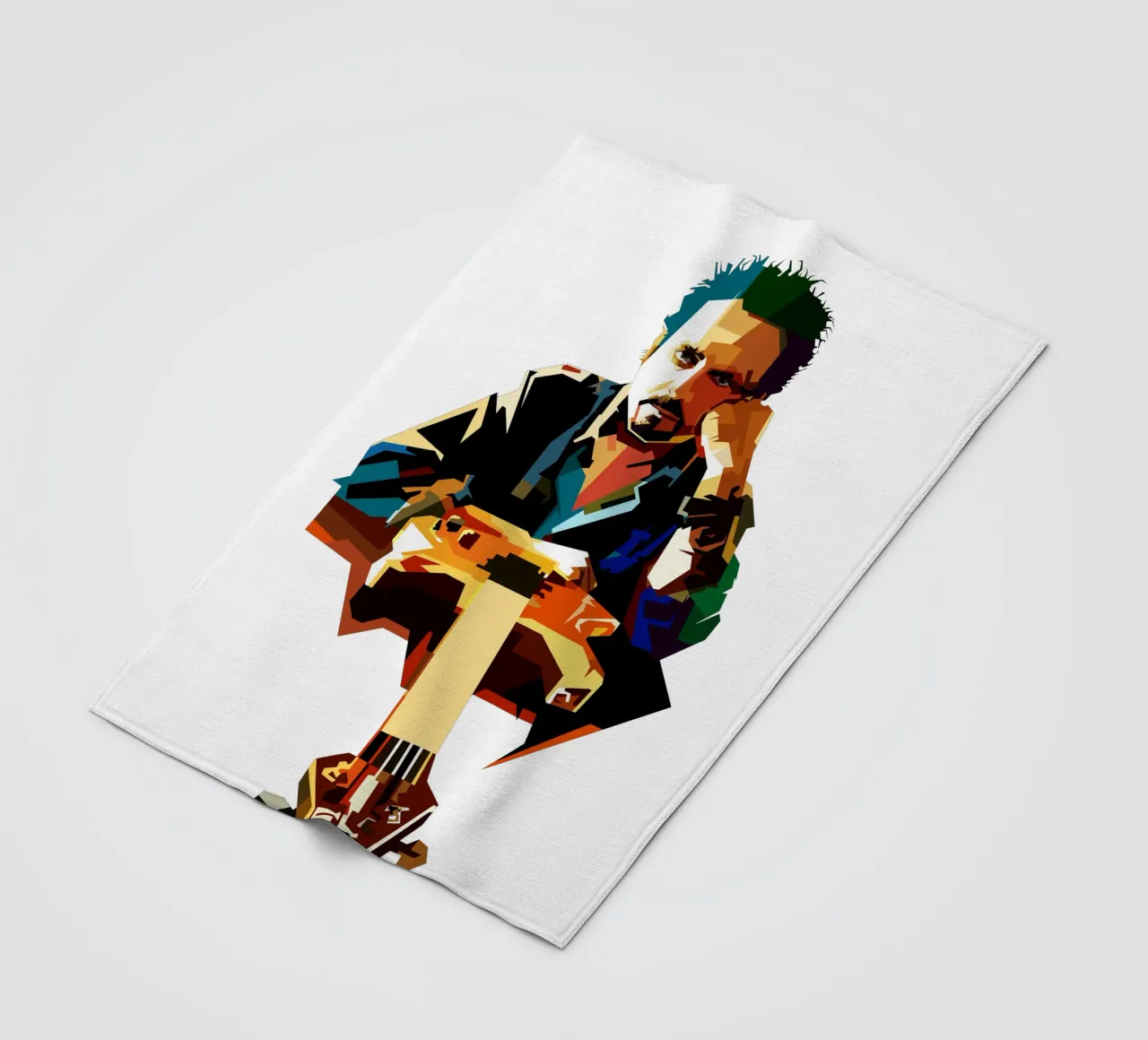 Steve Lukather Chitarra Progressive Rock Retro Trending Now coperta in pile da Artkreator