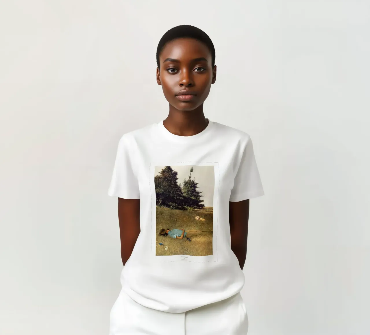 Andrew Wyeth Distant Thunder t-shirt by Classicprint