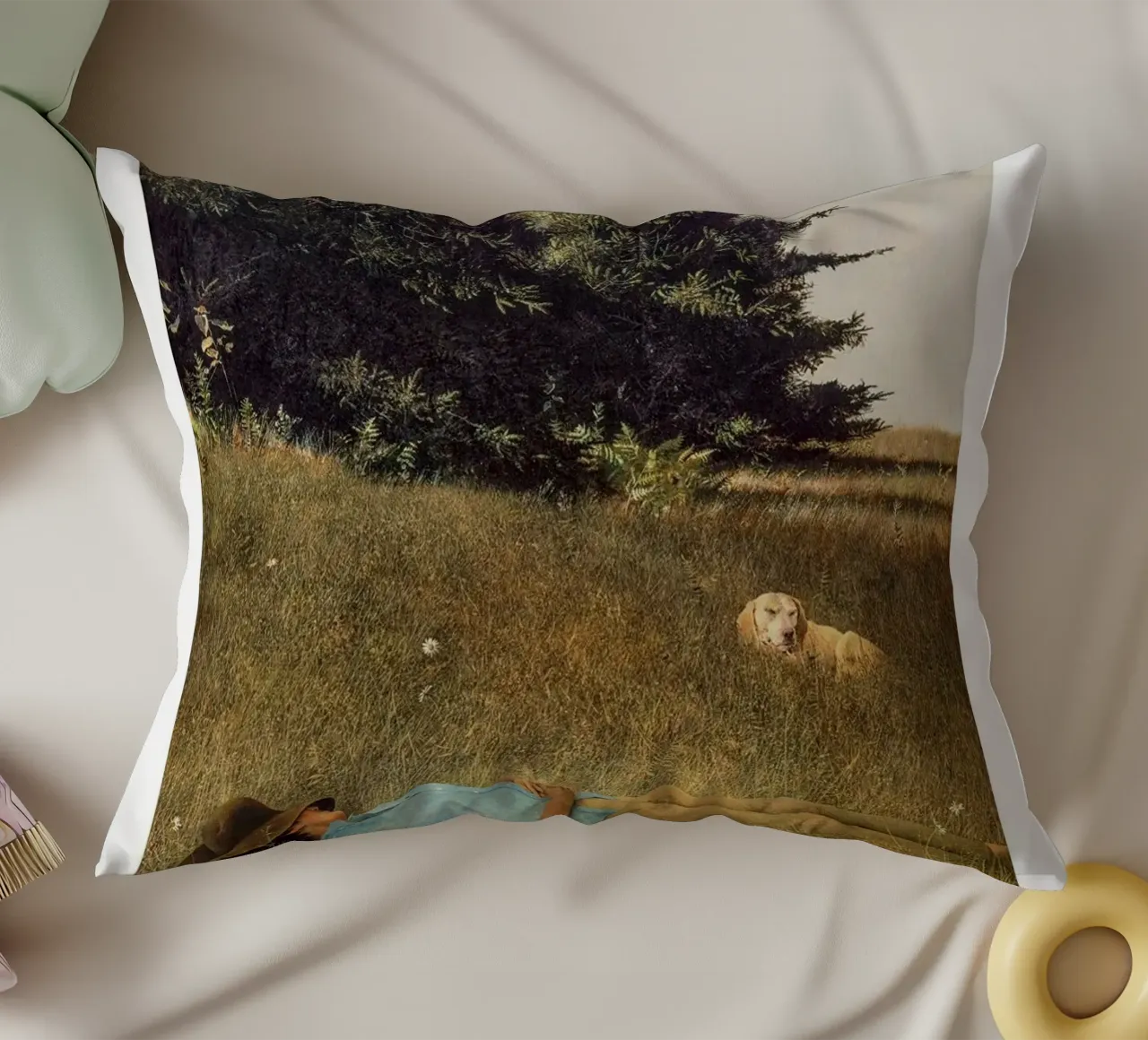 Andrew Wyeth Distant Thunder decorative cushion by Classicprint