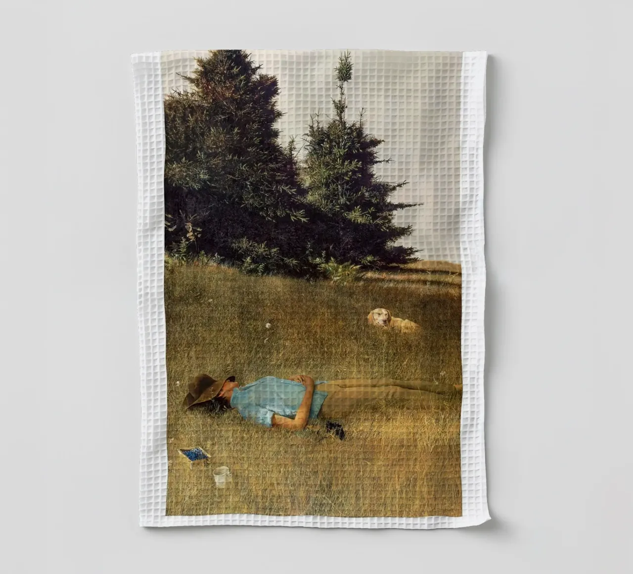 Andrew Wyeth Distant Thunder tea towel by Classicprint
