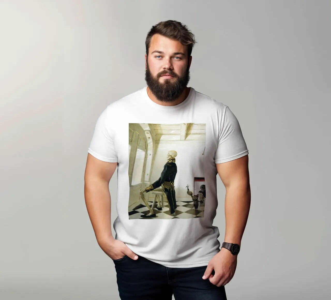 Andrew Wyeth Dr. Syn, 1981 t-shirt da Classicprint