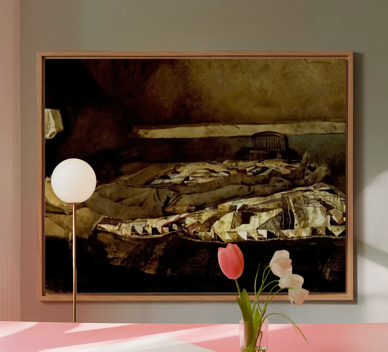 Andrew Wyeth Garret Room alu-dibond by Classicprint
