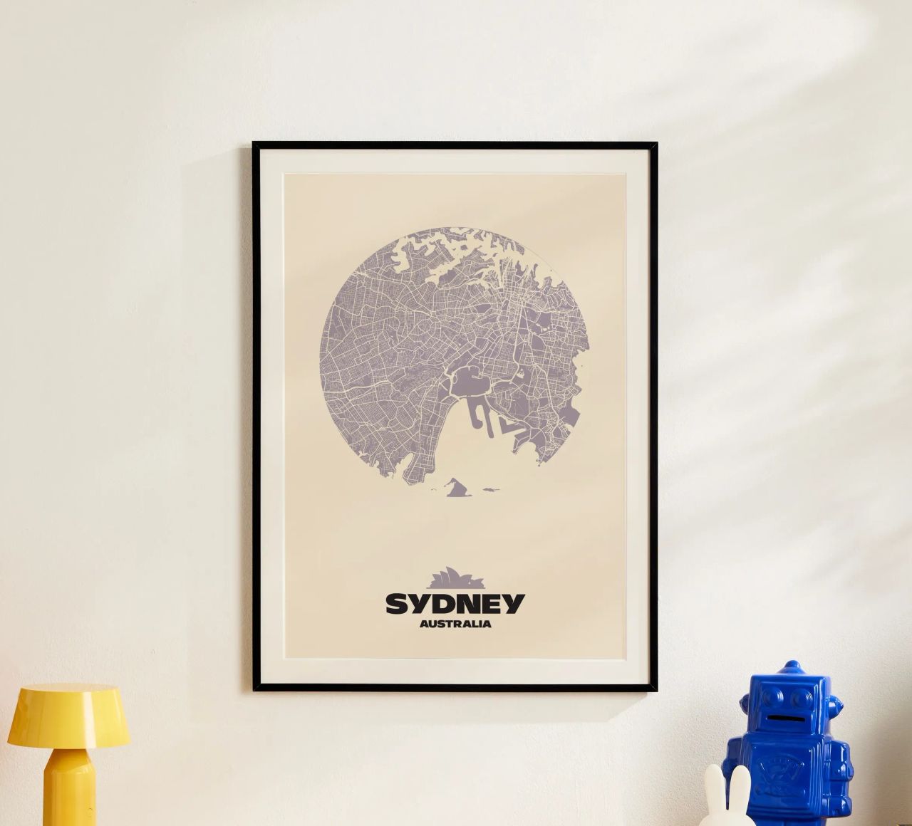 Sydney Urban Curve - City Circles poster by MOOODZART