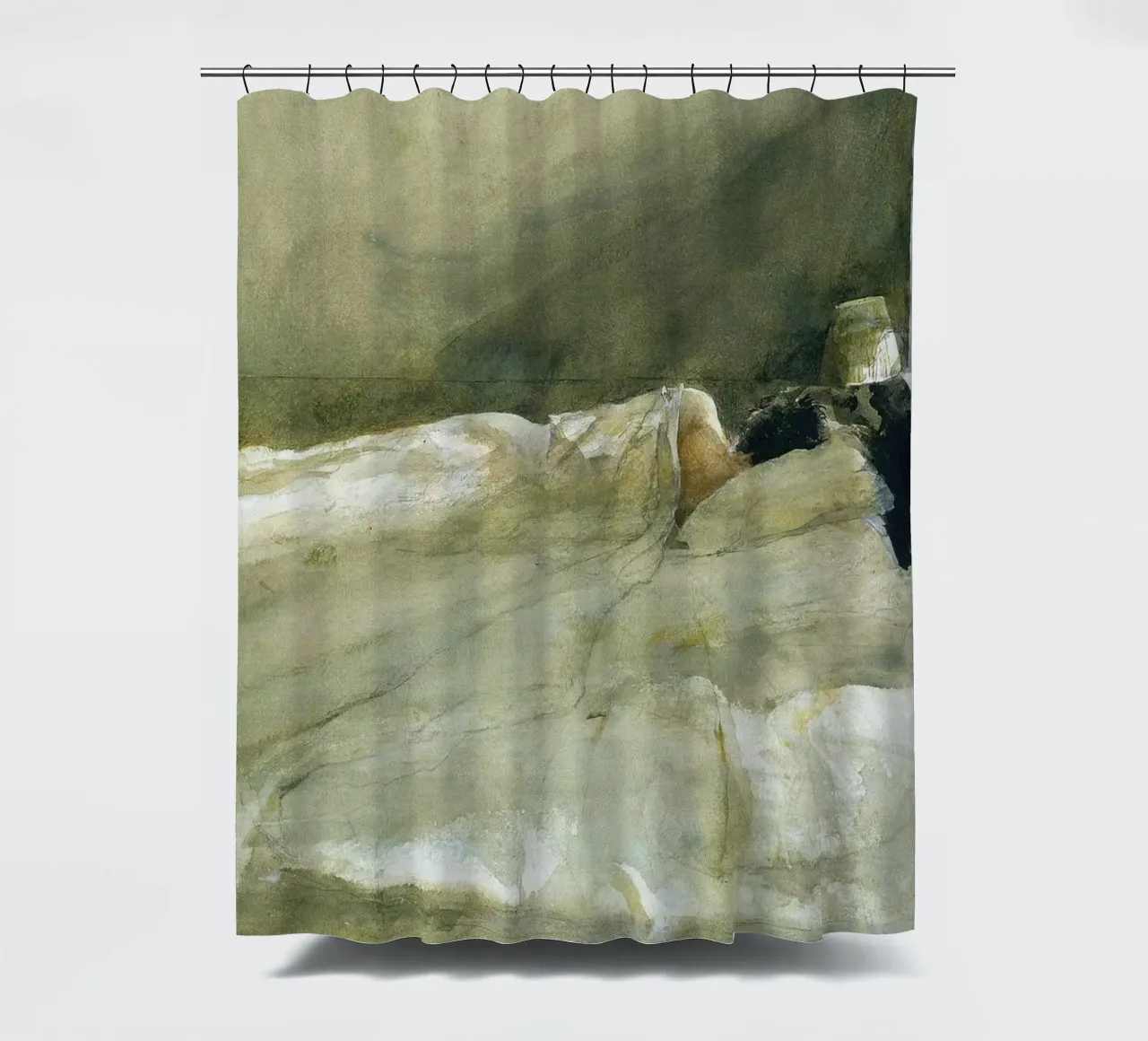 Andrew wyeth girl the Bedroom shower curtain by Classicprint