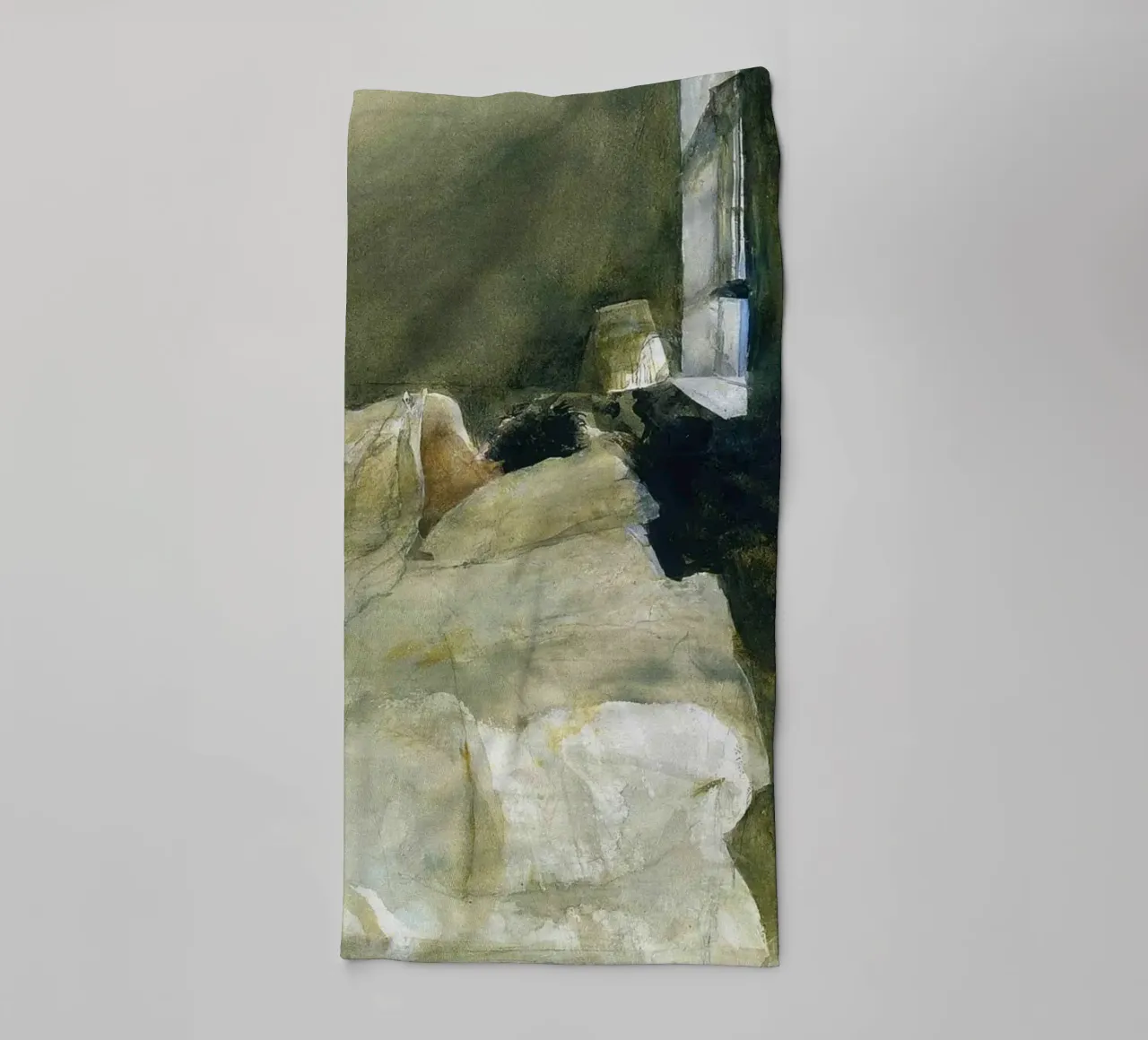 Andrew Wyeth ragazza la camera da letto asciugamano da bagno da Classicprint
