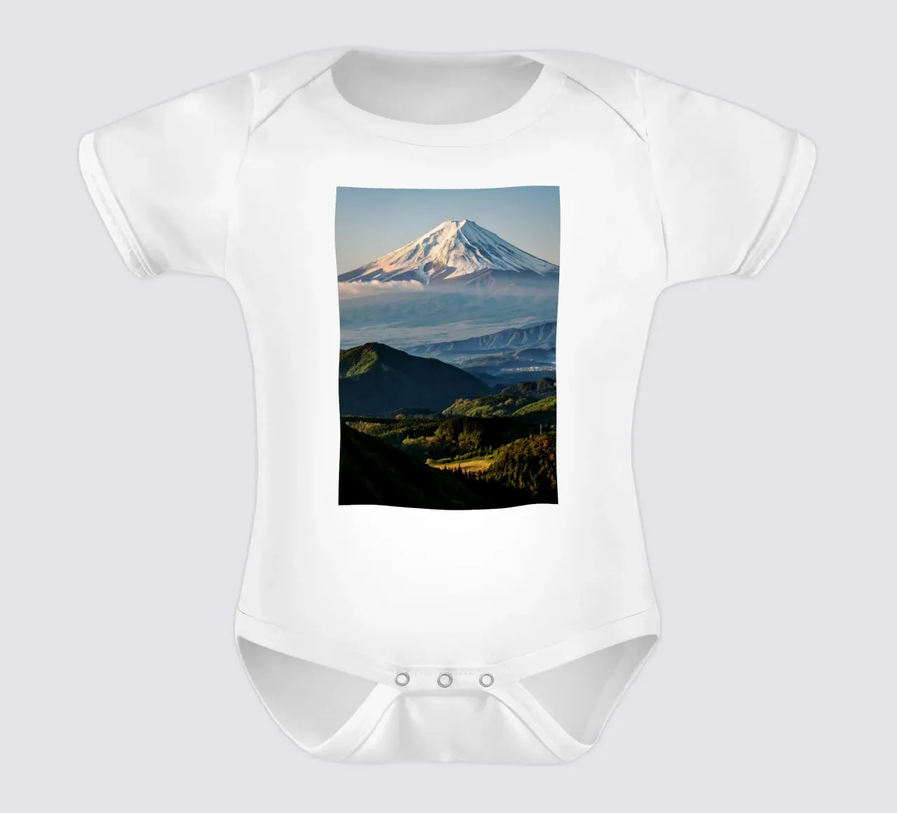 Berg FujiNaturfotografie ansehen Kurzarm Babybody von SerongSoulS