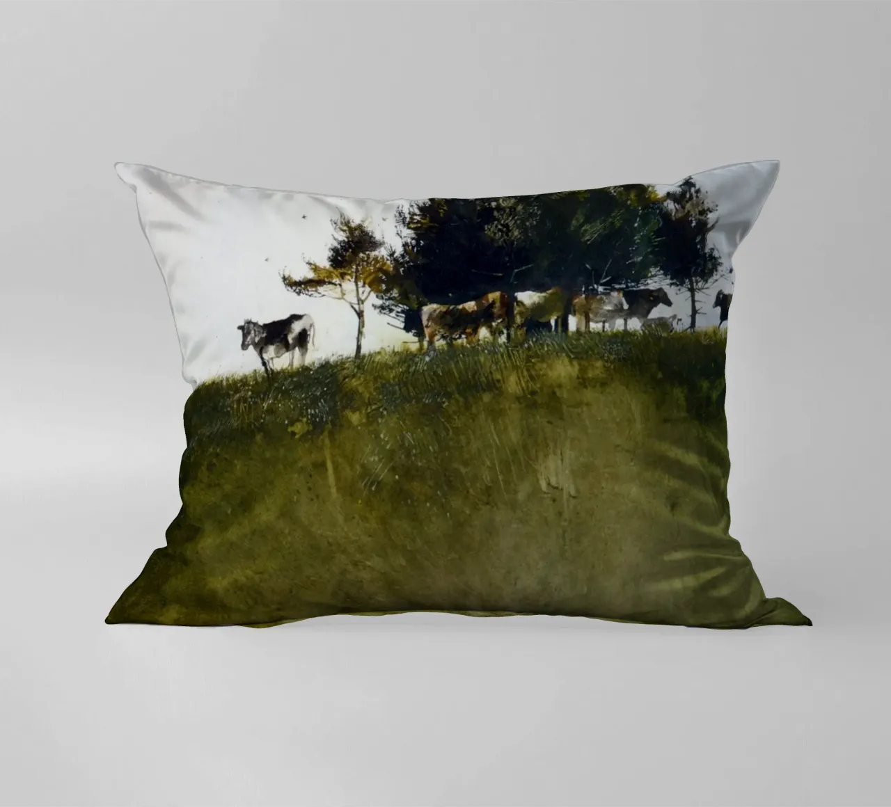 Andrew Wyeth Alberi ombrosi cuscino da Classicprint