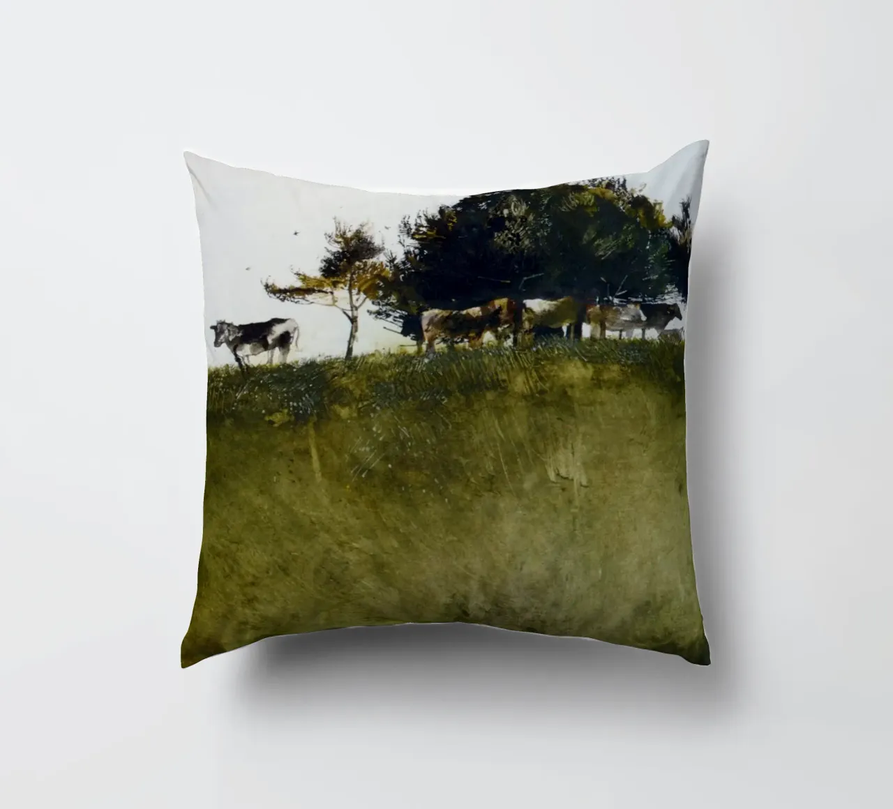 Andrew Wyeth Alberi ombrosi cuscino da Classicprint