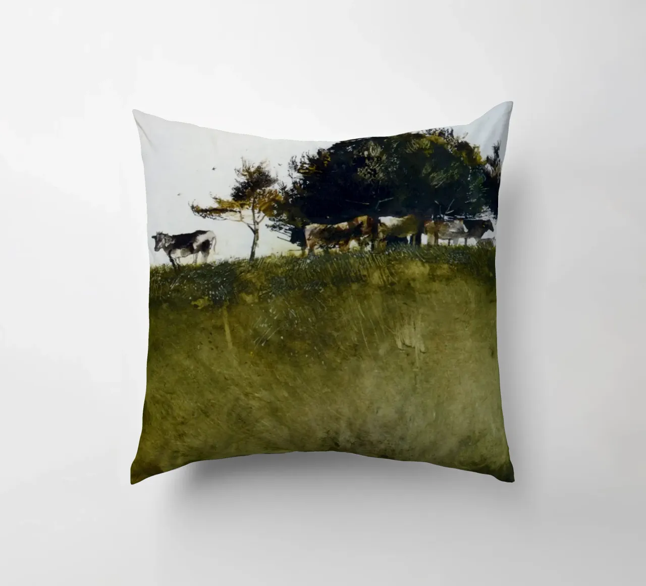 Andrew Wyeth Alberi ombrosi cuscino da Classicprint