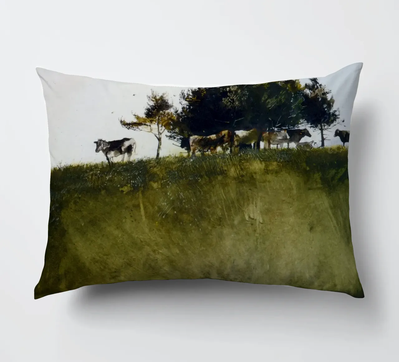 Andrew Wyeth Alberi ombrosi cuscino da Classicprint