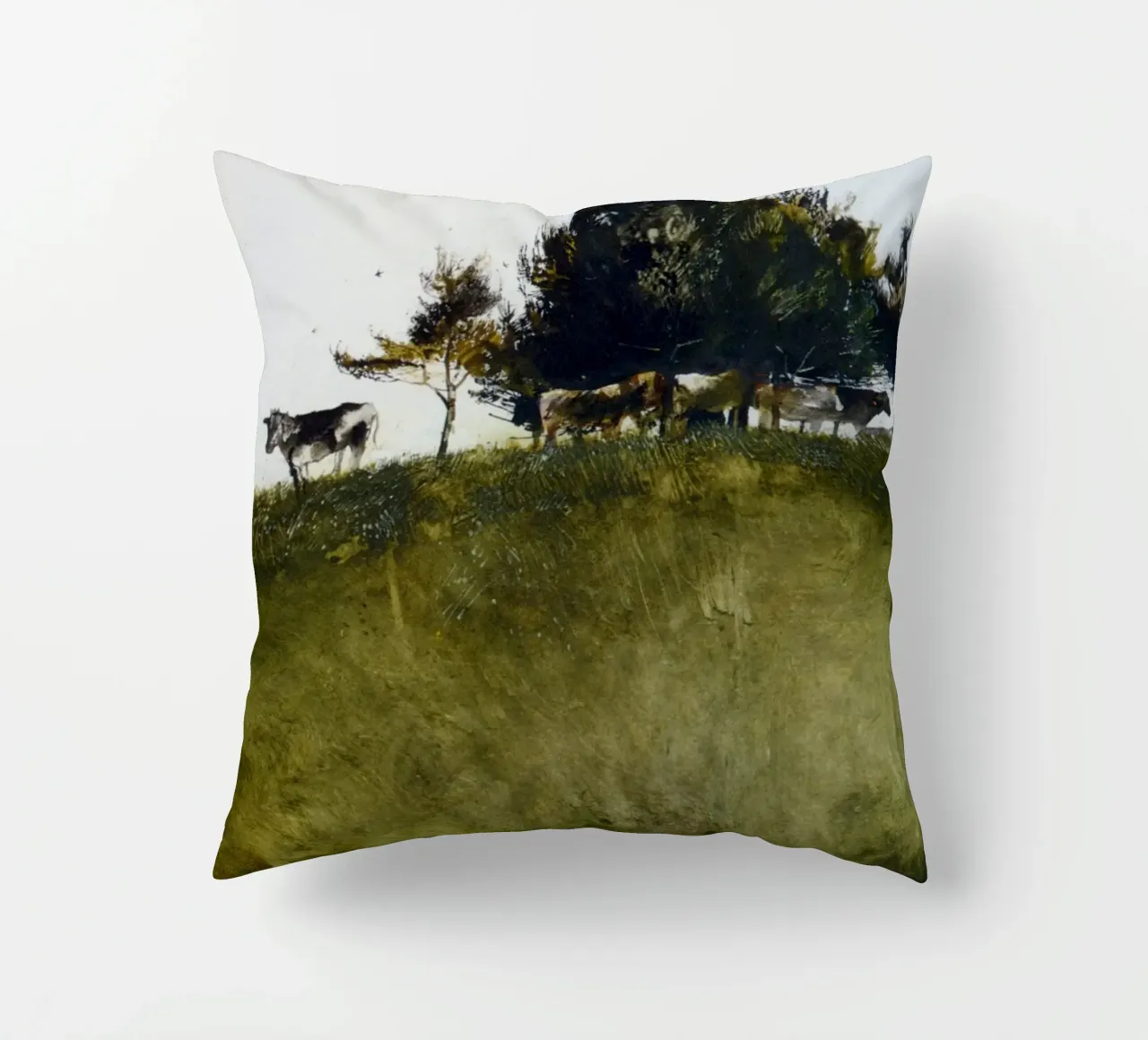 Andrew Wyeth Alberi ombrosi cuscino da Classicprint