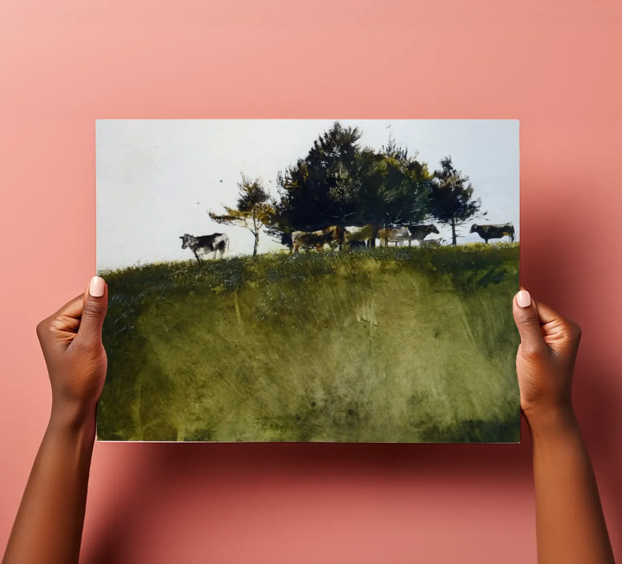 Andrew Wyeth Alberi ombrosi foglio adesivo da Classicprint