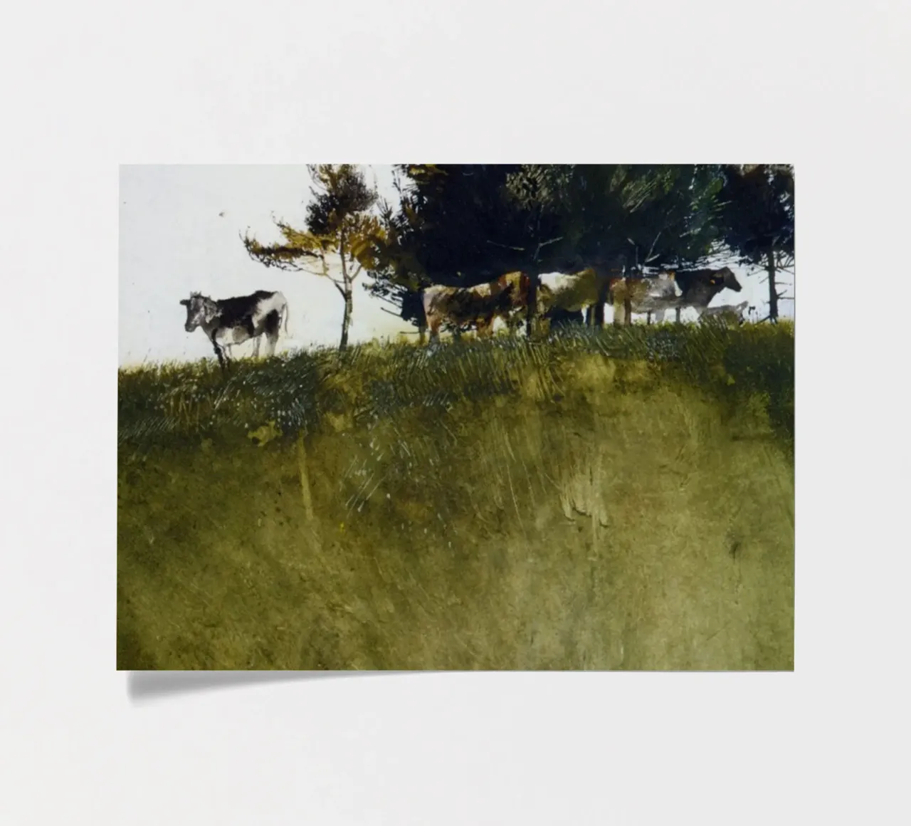 Andrew Wyeth Alberi ombrosi foglio adesivo da Classicprint