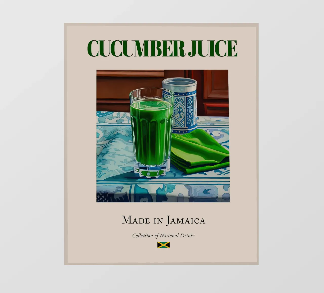 Cucumber Juice pvc cover by muench benjamin