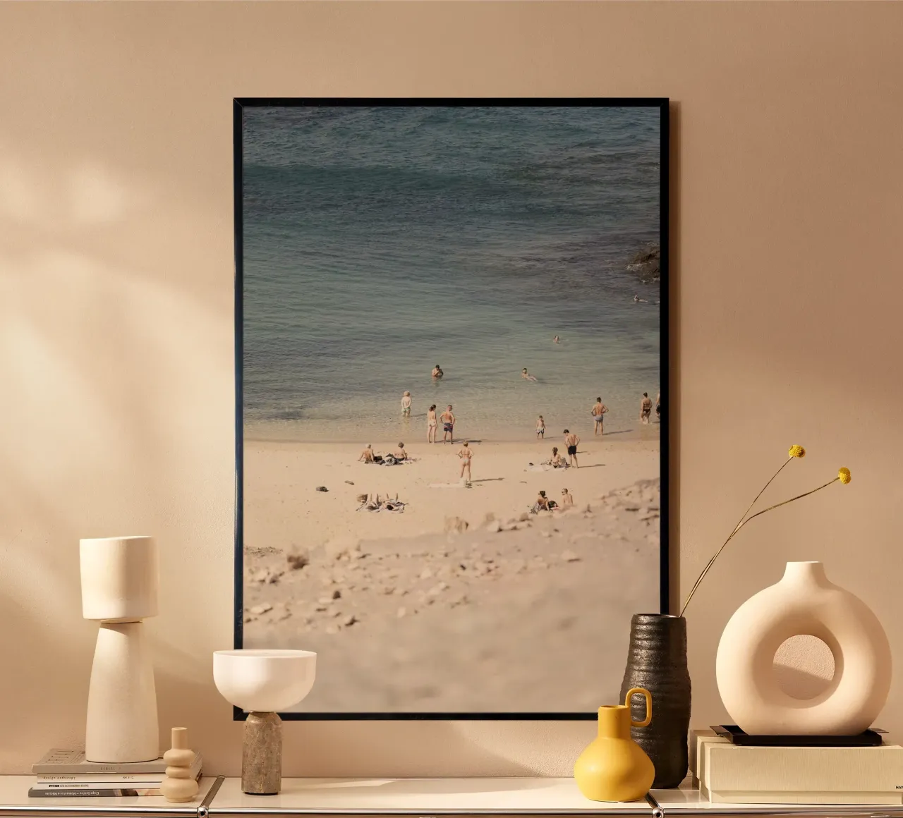 Ein Tag am Meer -  Beachvibes für dein Zuhause poster da purelinia