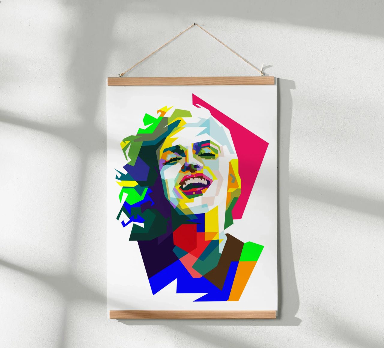 Marilyn Monroe bellissima attrice WPAP Trending Now poster da Artkreator