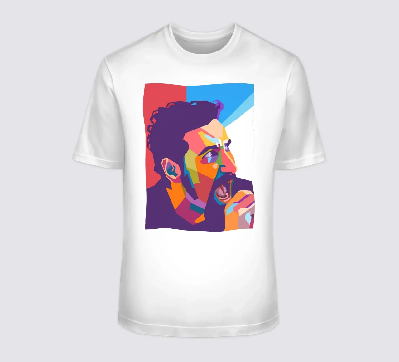 Serj Tankian pop art portrait t-shirt by Hantamrata