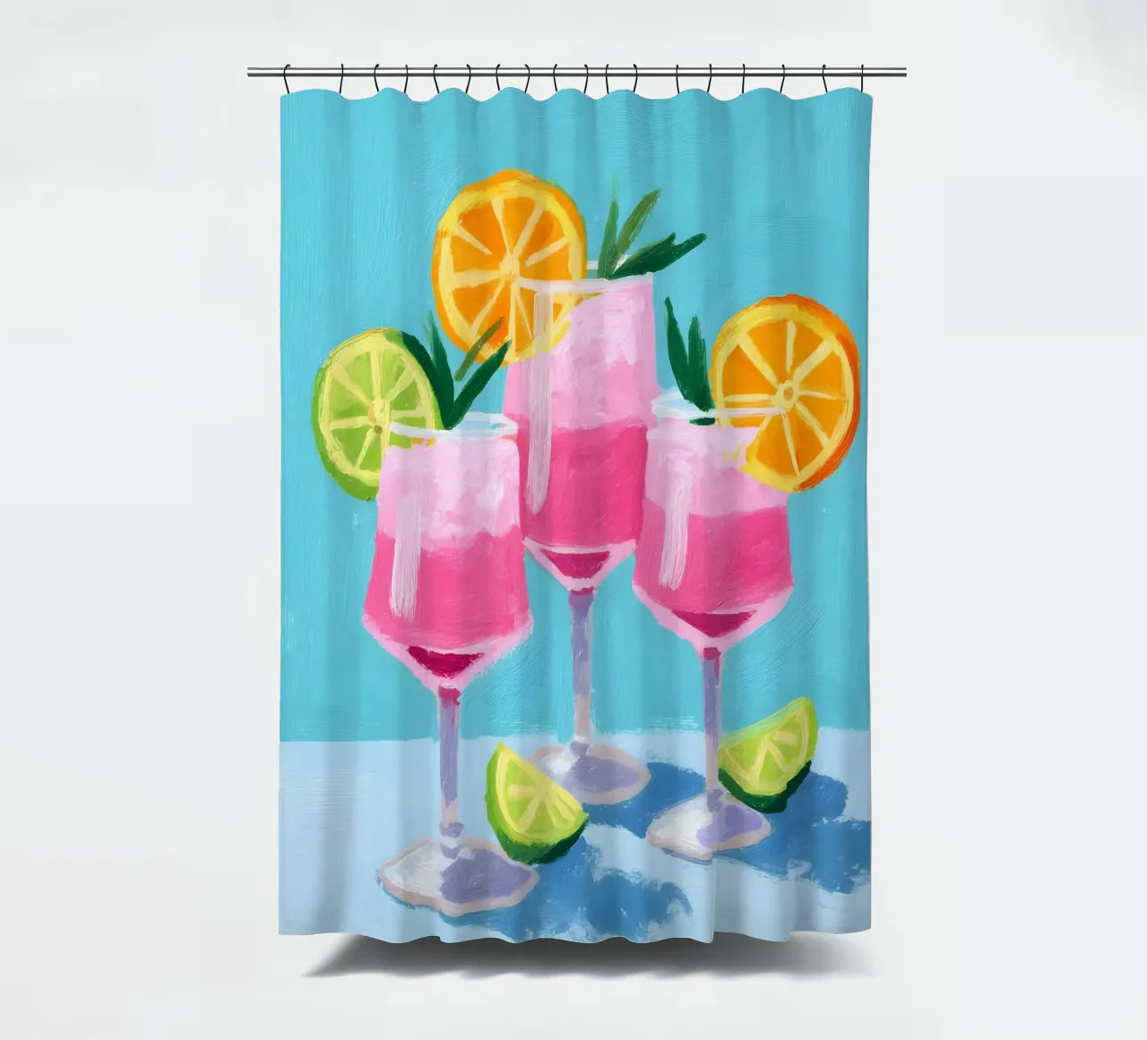 Summer Cocktails rideau de douche de Gypsy Galleria